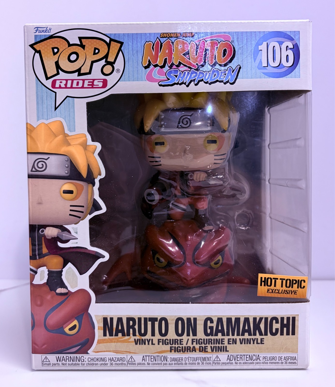 Funko Pop! Rides Naruto Shippuden – Naruto on Gmakichi #106 Hot Topic Exclusive