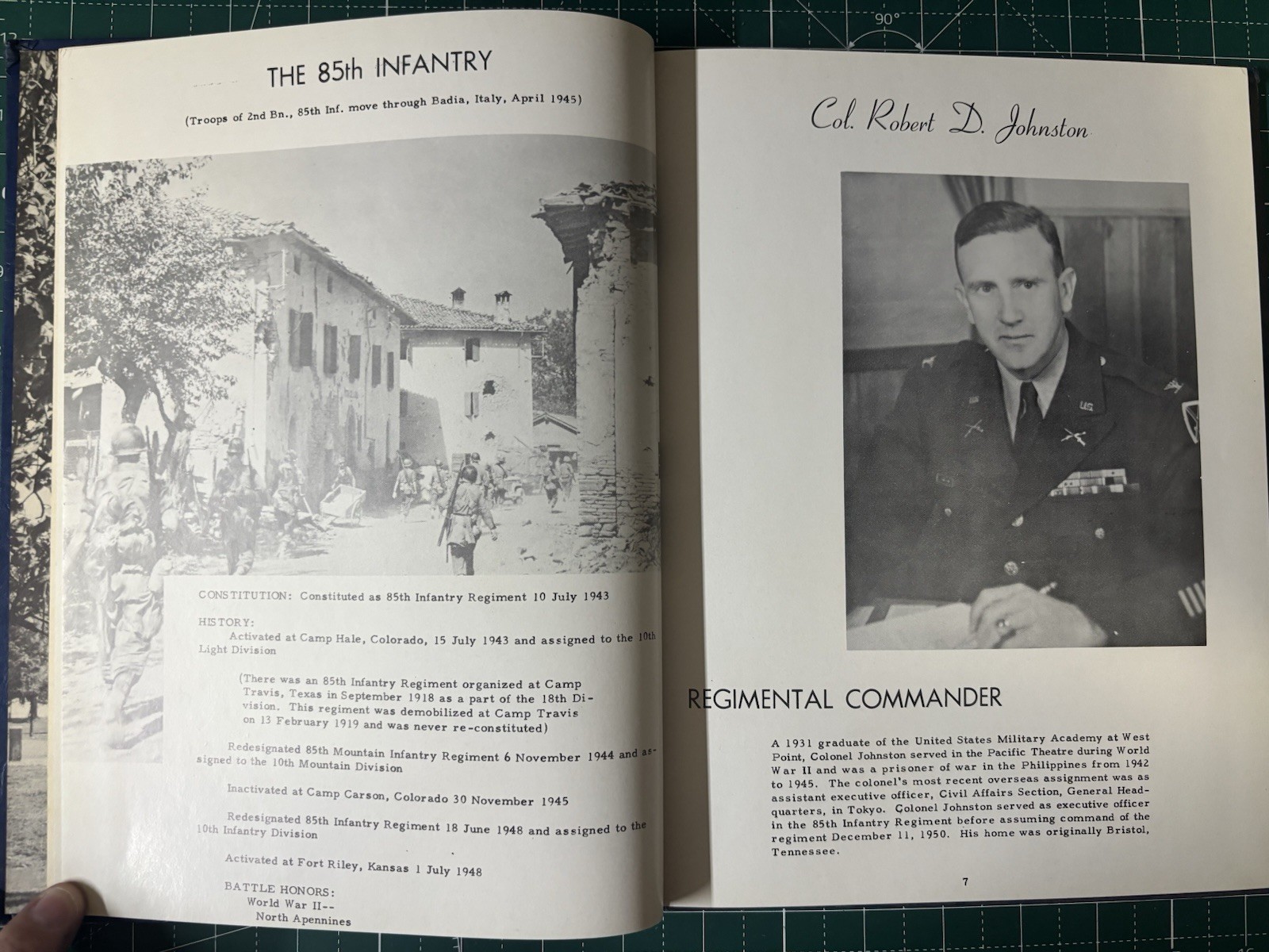 Korean War Era Rare 10th Infantry Division Book 1951