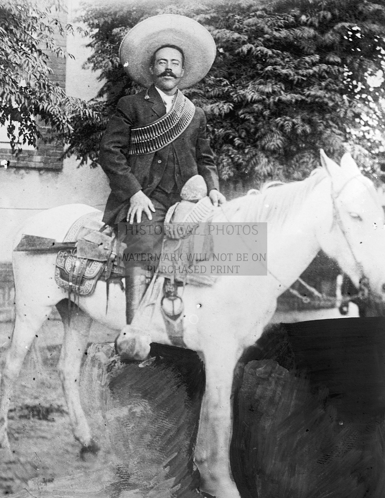 FRANCISCO “PANCHO” VILLA MEXICAN REVOLUTIONARY GENERAL 1912 8.5X11 PHOTO