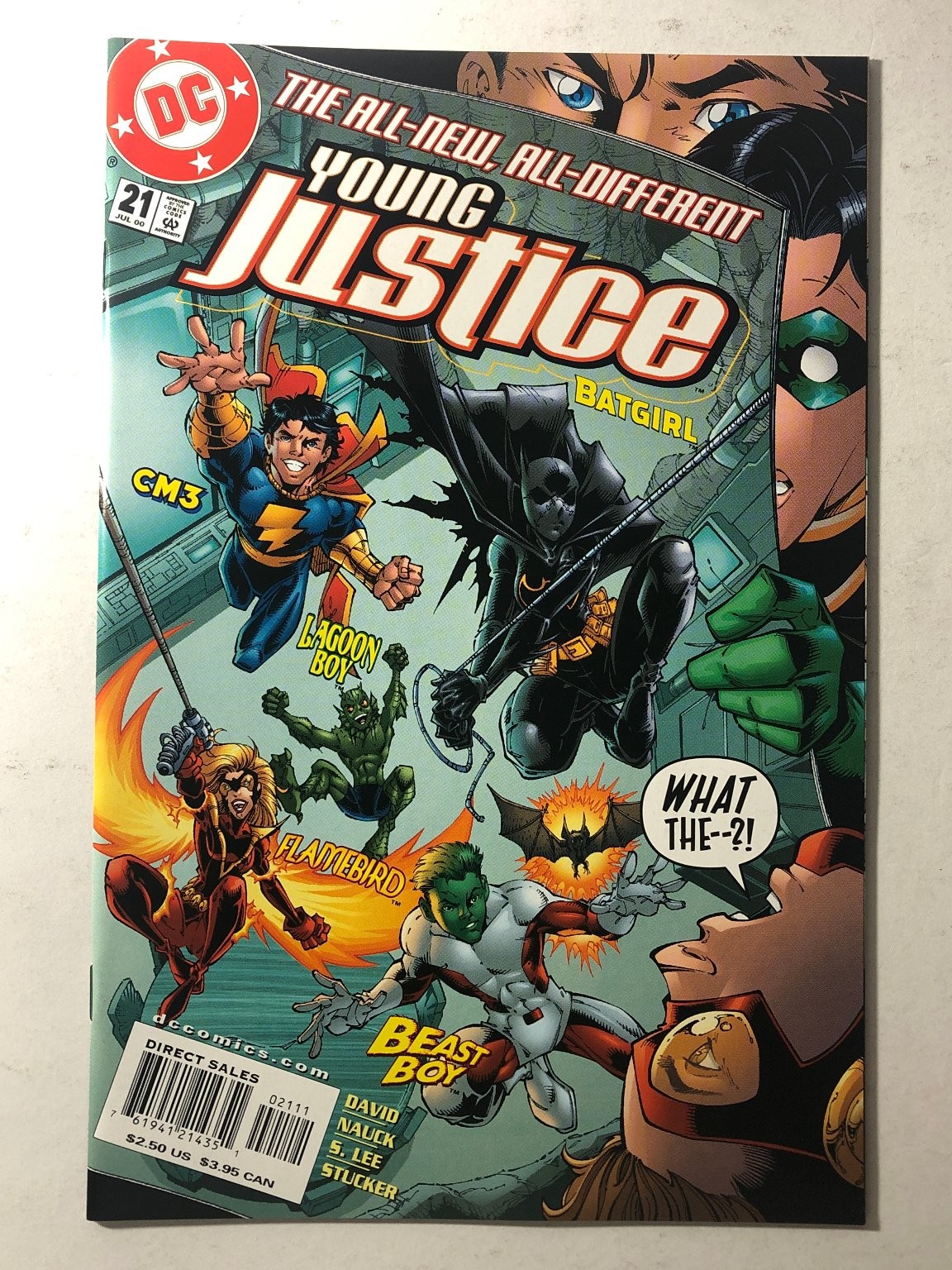 Young Justice #21 DC Comics 2000 Batgirl Beast Boy Todd Nauck Modern Age