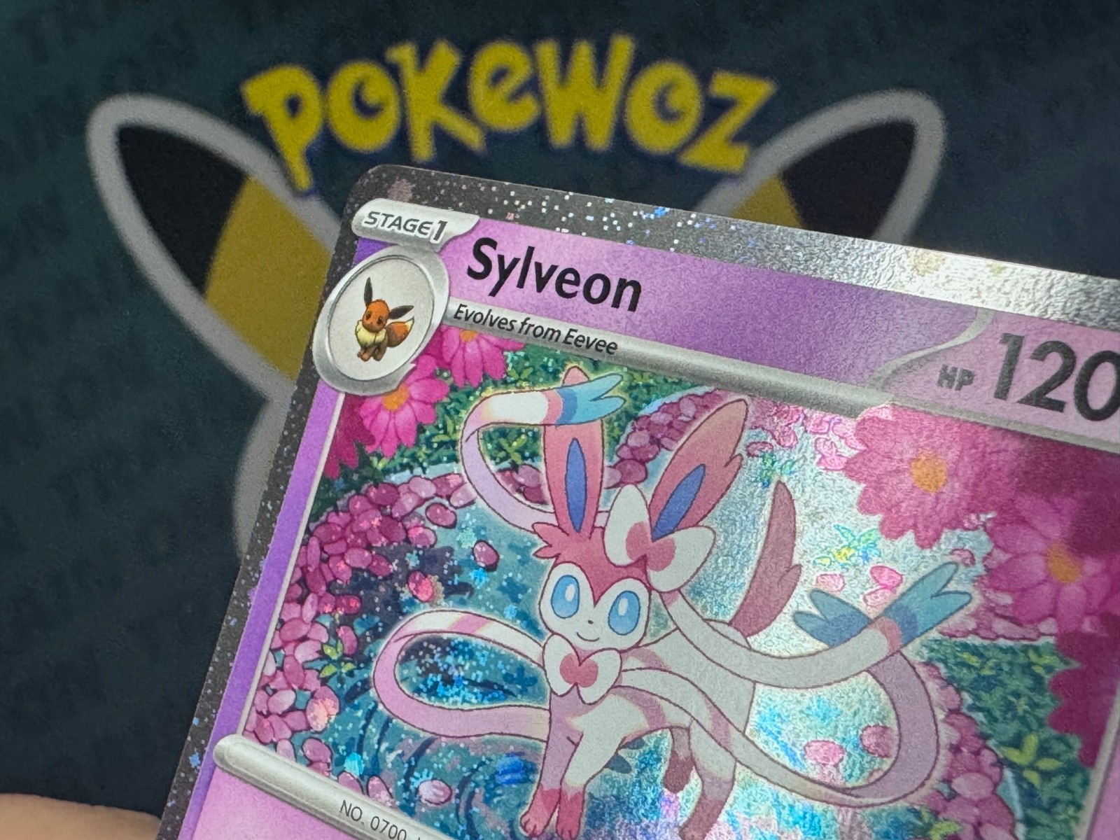 Sylveon 172 🌀 Swirl 🌀 – Promo Cosmos Swirl Holo – S&V Pokemon TCG
