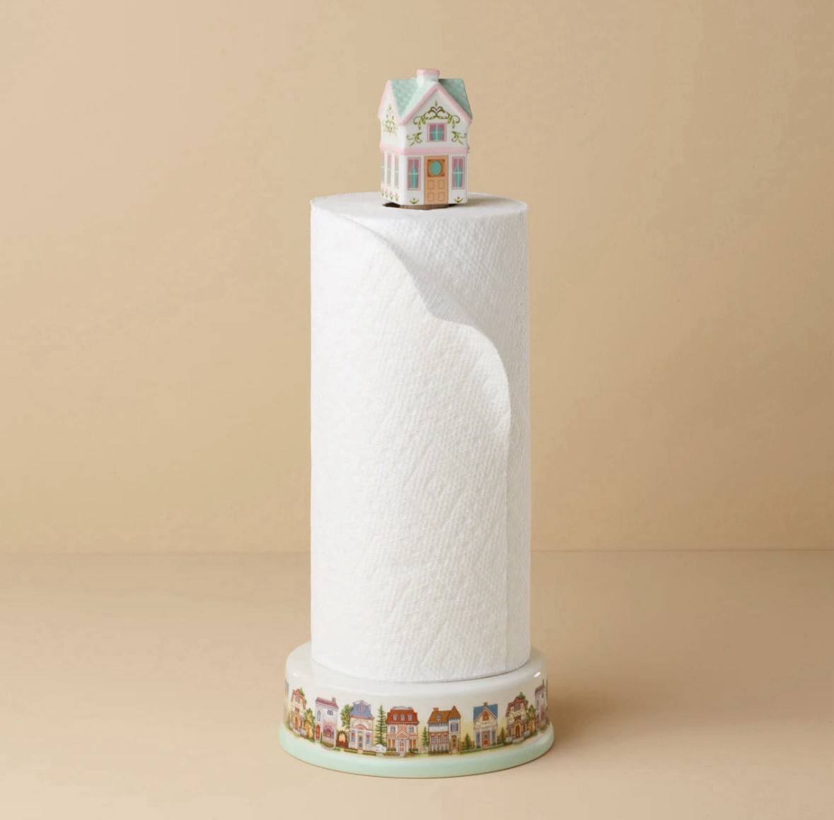 2026 Lenox Spice Village Paper Towel Holder – NEW – Ready to Ship