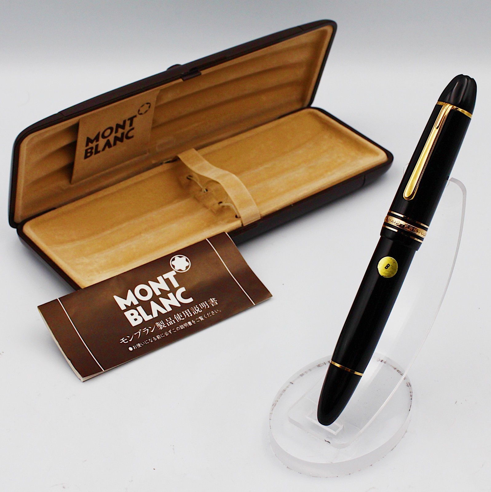 [Mint] Montblanc Meisterstuck 149 18C750 Fountain Pen B Nib 1970s w/box