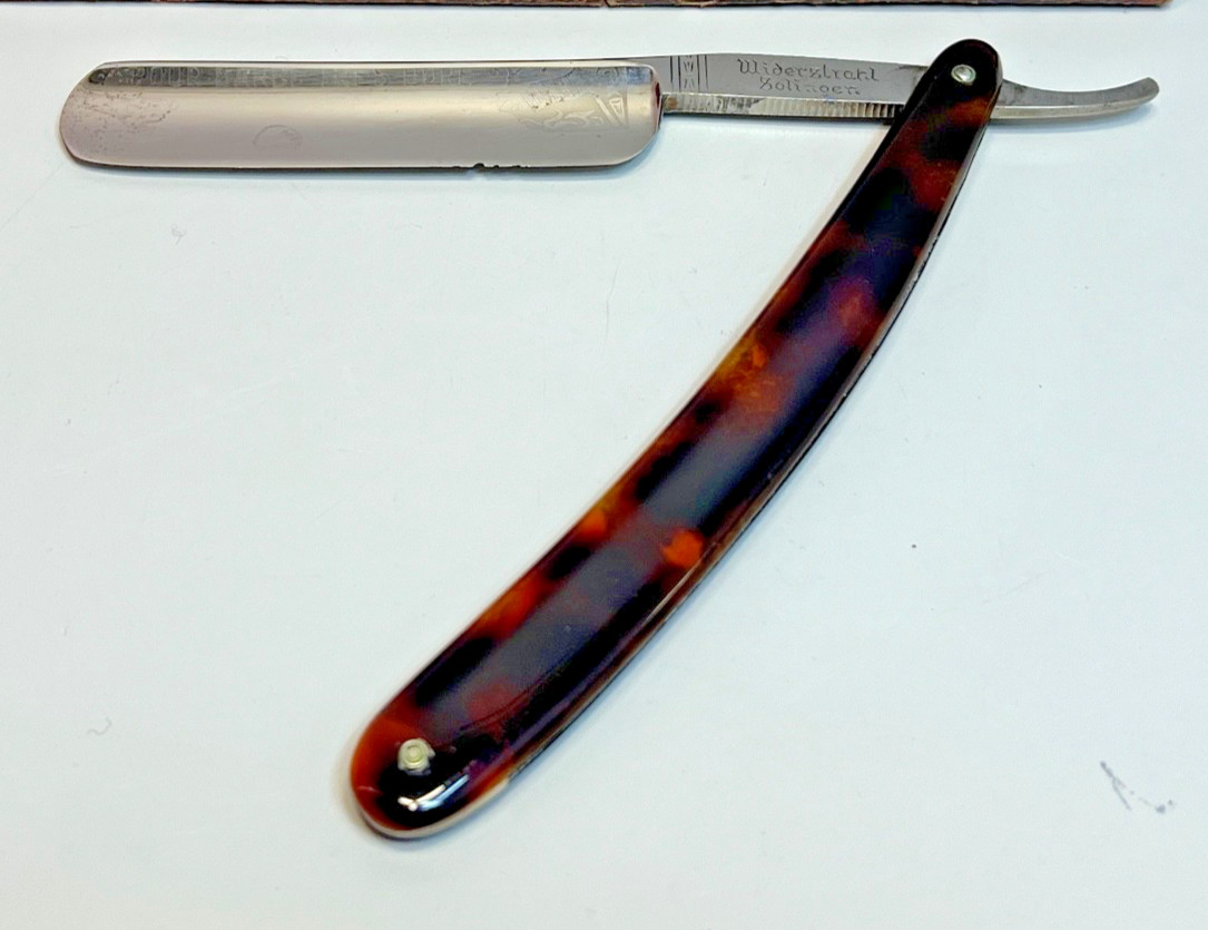Vintage German Widerstahl Solingen Type 718 Straight Shaving Razor Blade