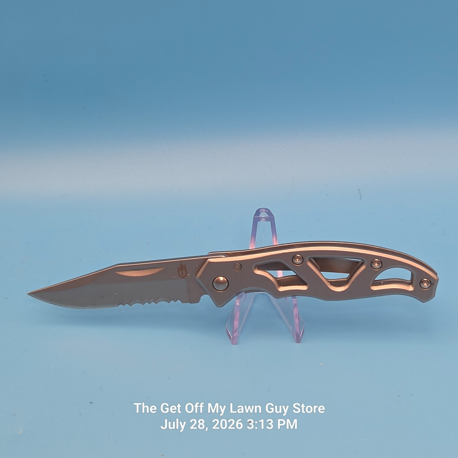 Gerber Mini Paraframe Pocket Knife Partially Serrated Folder Steel Frame Lock ED