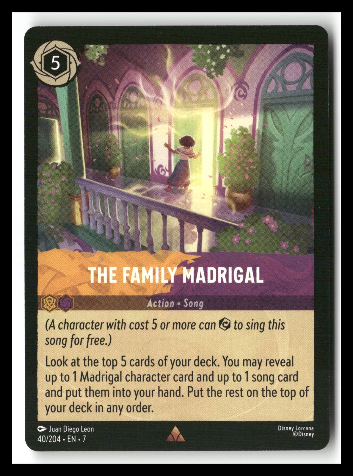 2025 Disney Lorcana TCG Archazia’s Island #40 The Family Madrigal R