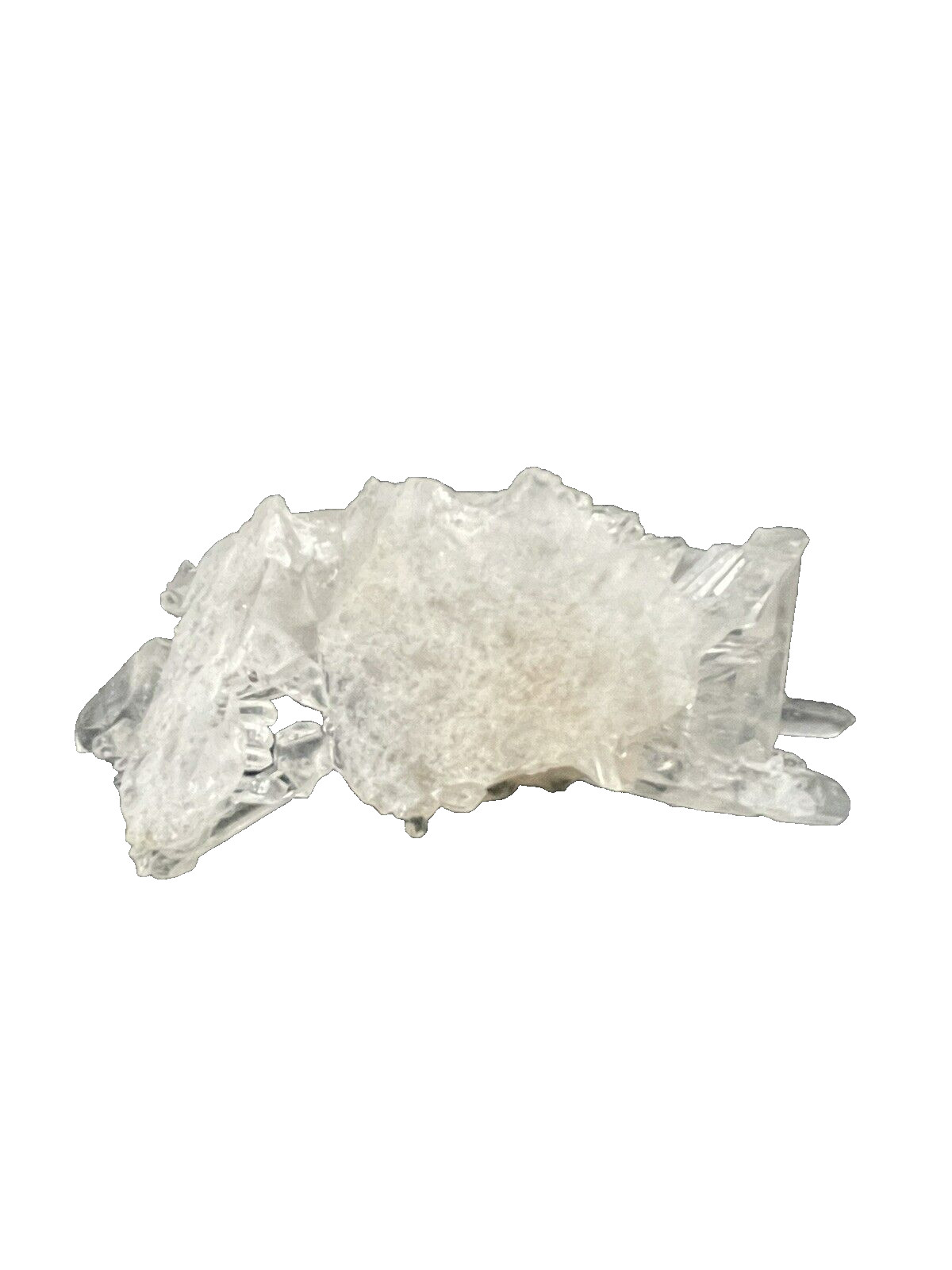 Raw White Quartz Defined Rock Crystal Rough White & Yellow Quartz & Granite