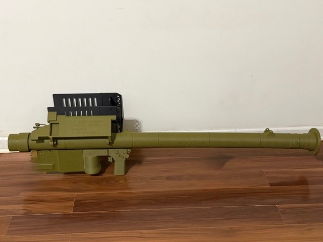 Custom 3d Printed FIM-92 Stinger Missile Replica 1:1 Scale Made in USA Mancave