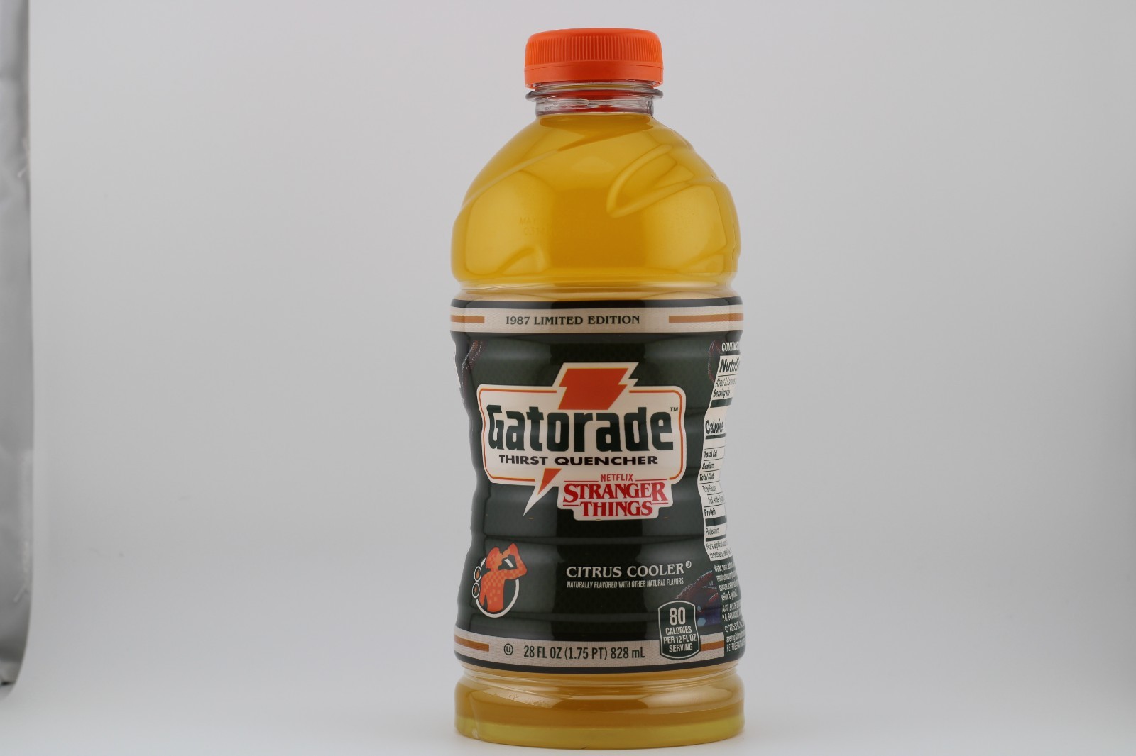 Sealed Gatorade Stranger Things 1987 Limited Edition Citrus Cooler Bottle 28 oz