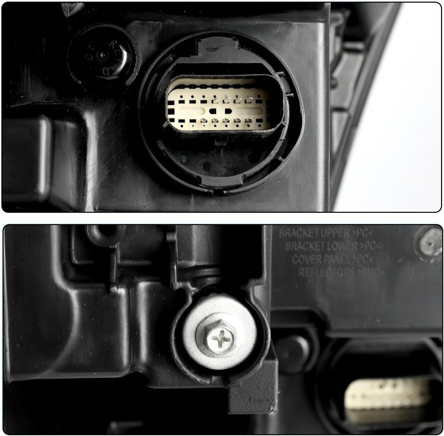 LED Headlight Assembly Fit for 2019-2024 Dodge Ram 1500, Factory Type Direct Rep