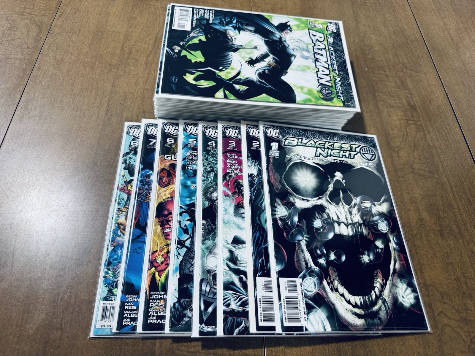 Blackest Night #1-8 Complete Geoff Johns Ivan Reis | DC Comics 2009 +21 Tie Ins