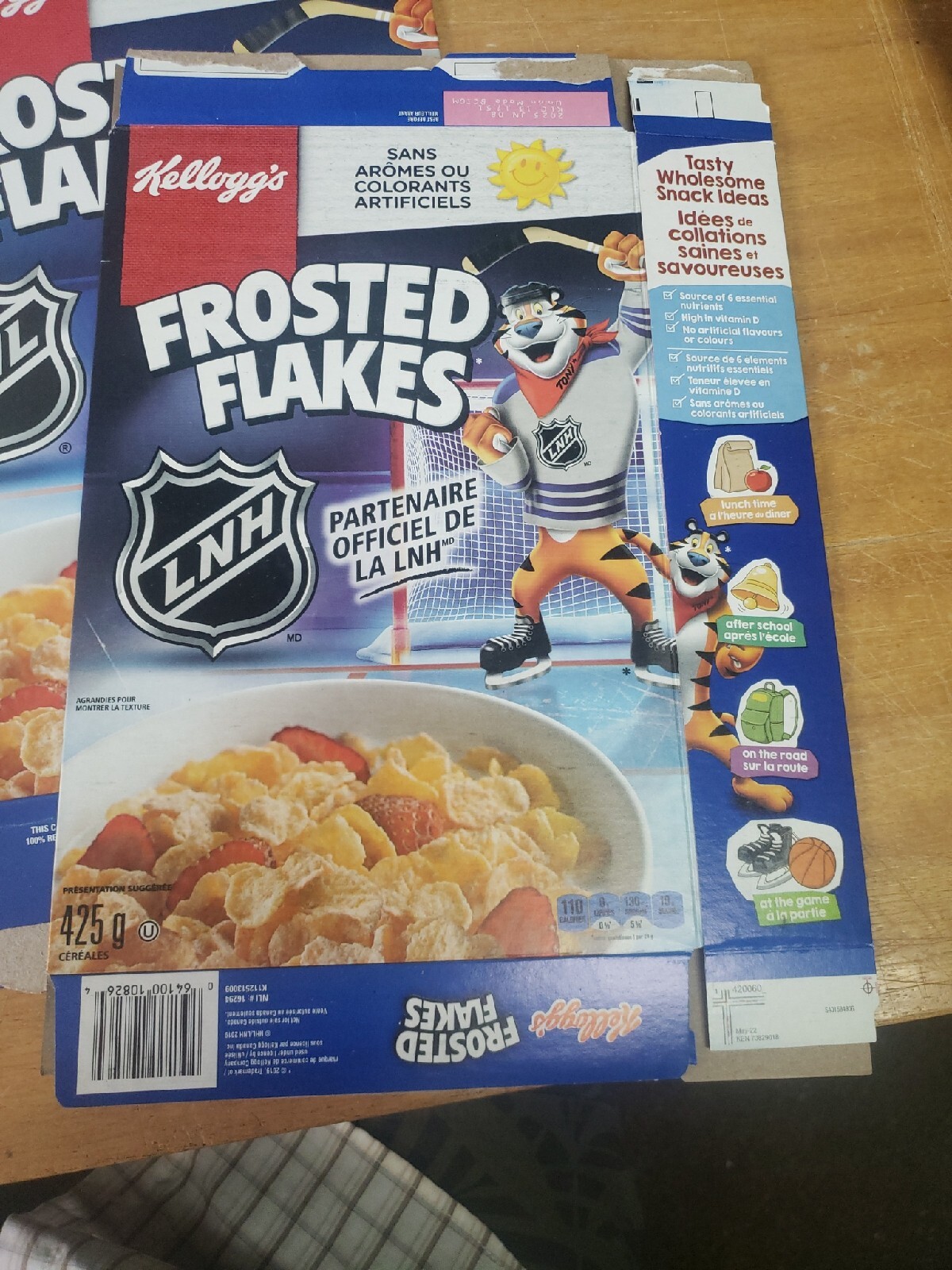 Kelloggs Frsted Flakes Cereal boxes Lot of 3 425g 435g 1.06kg empty boxes