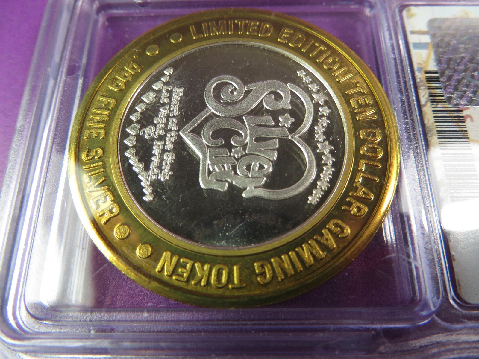 Casino Silver Strike Silver City Hotel Las Vegas NV Graded MS69 by ICG