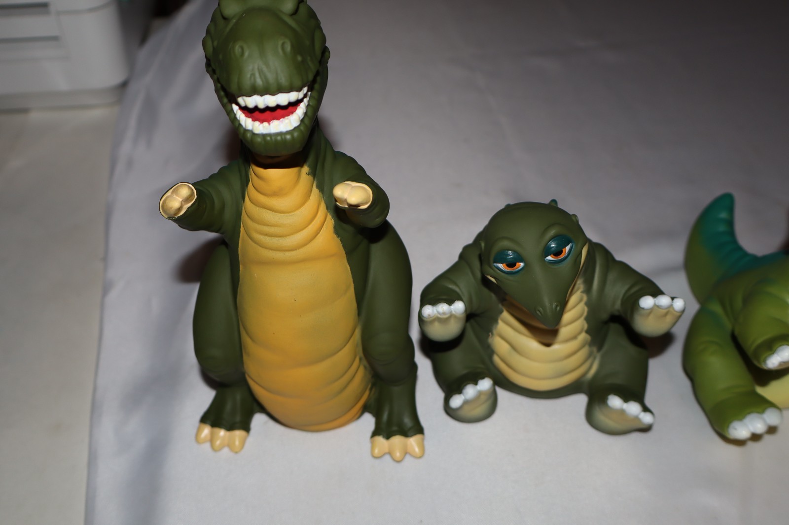 1988 Land Before Time Hand Puppets Complete Set 6 Pizza Hut VTG Dinosaurs toys