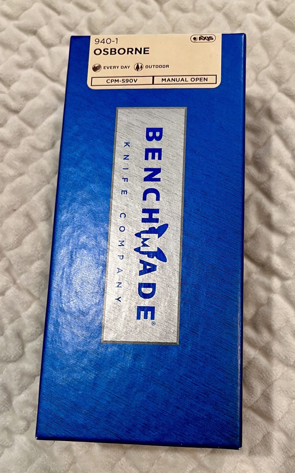 Benchmade 940-1 Osborne Reverse Tanto, Steel Pocketknife
