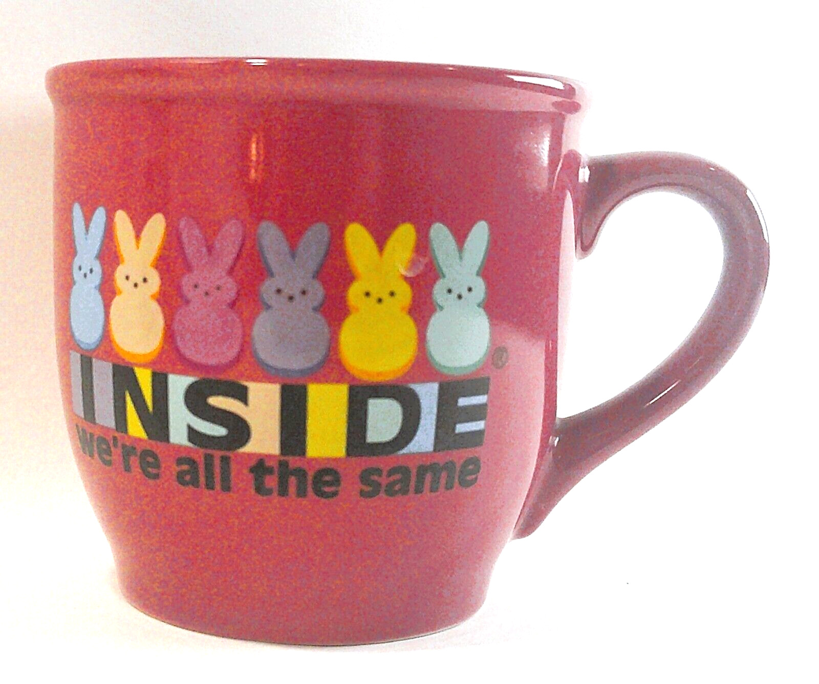 Formation Brands Pink Bunny 10 oz Coffee Tea Mug Inside We’re all the Same