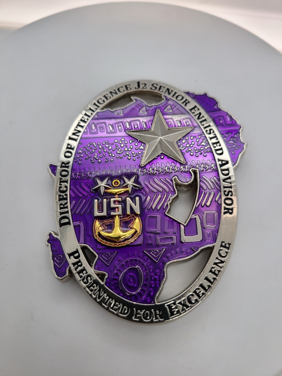 United States Africa Command Intelligence Directorate USN J2 Senior Advisor Coin