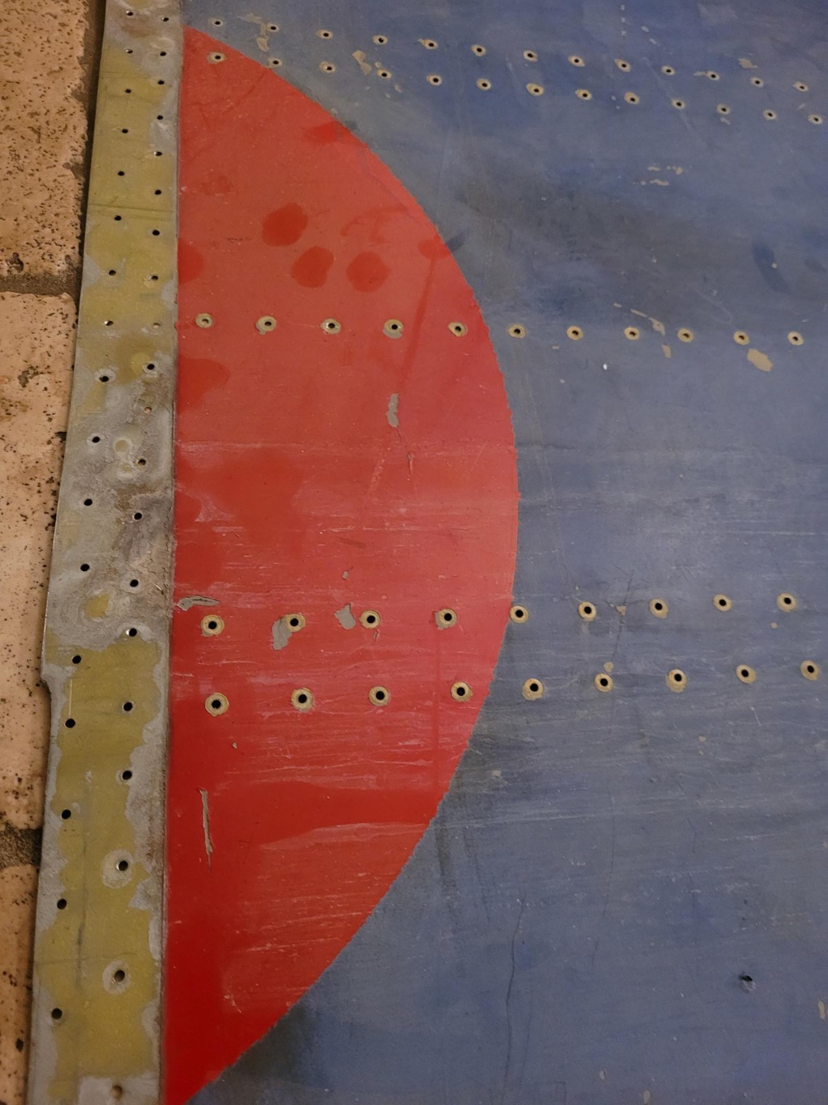 Authentic Hawker Hurricane Mk-IIB Aircraft Wing Skin with Original Paint RARE