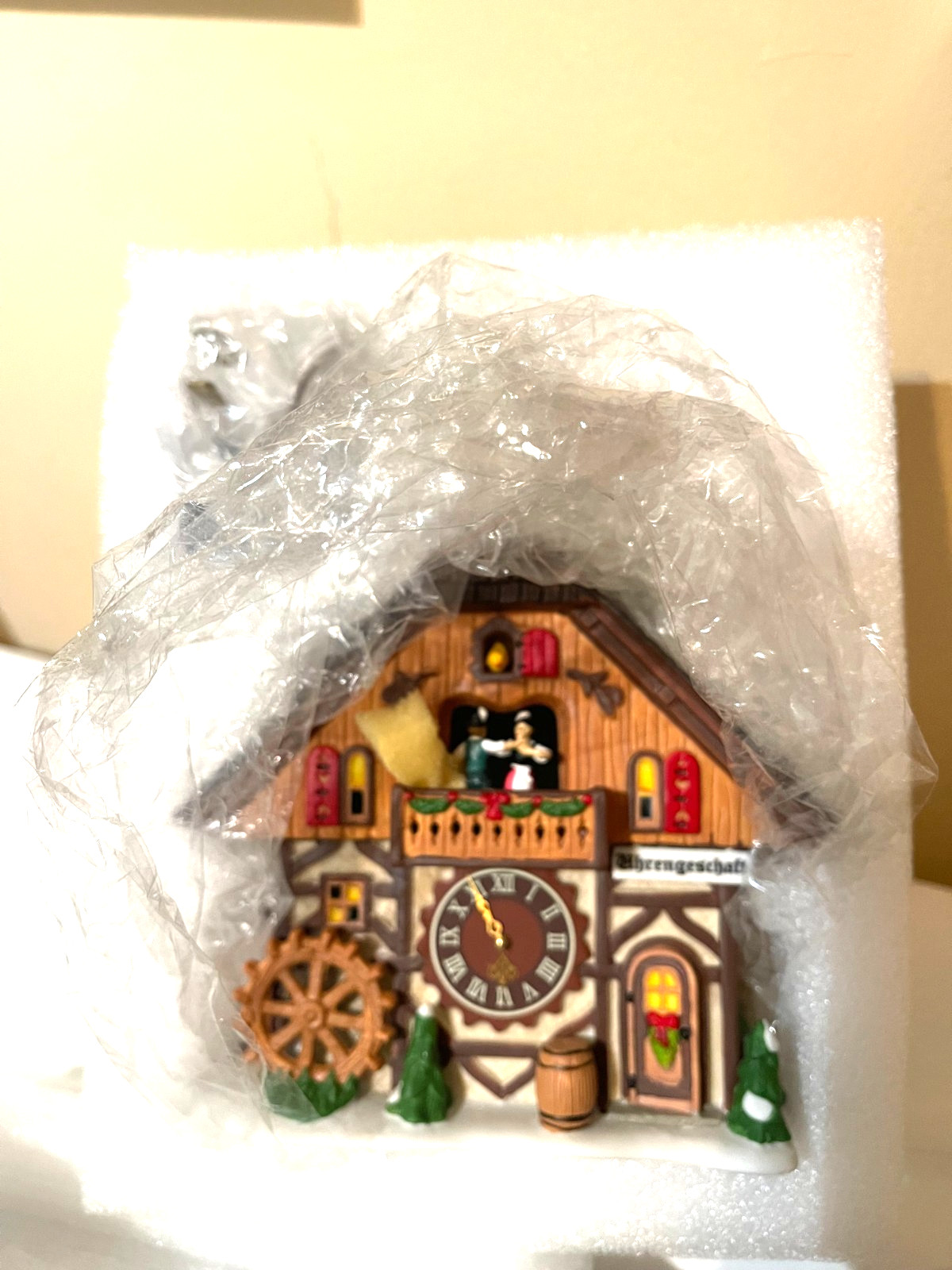 DEPT 56 ALPINE VILLAGE CLOCK SHOP 6007580