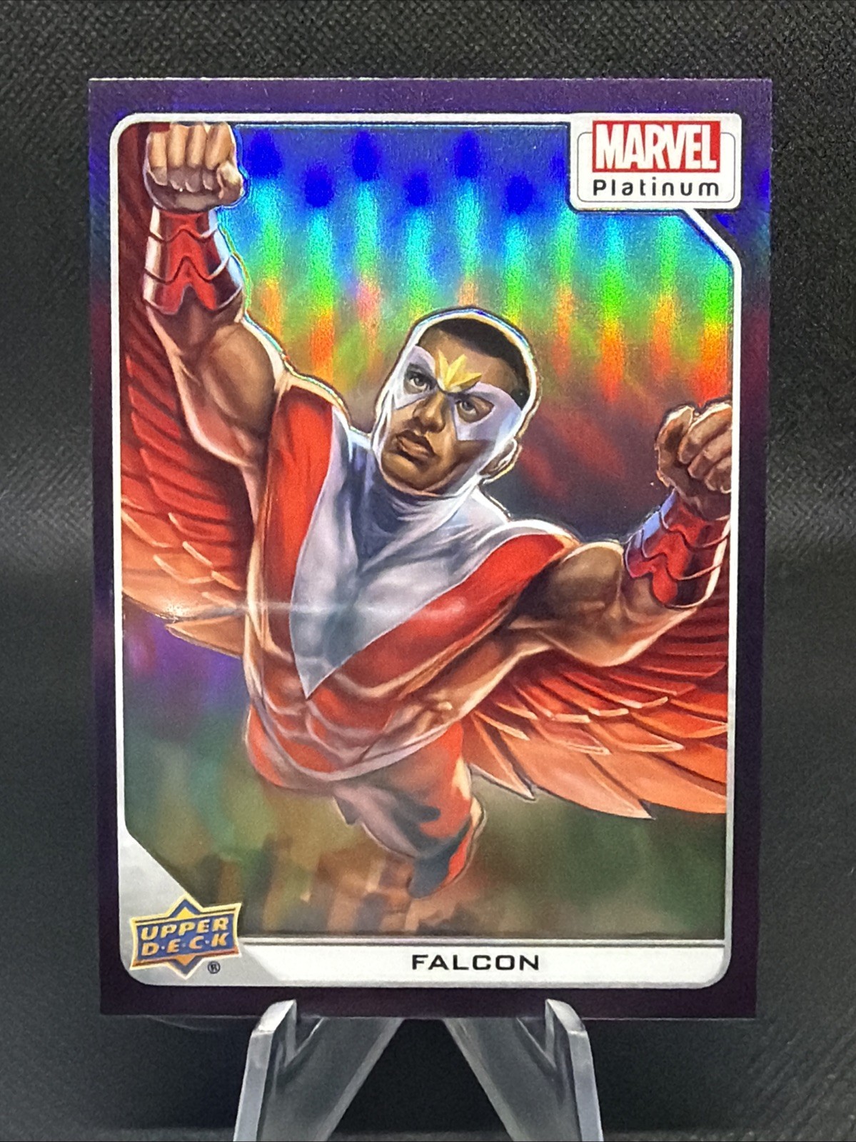 2023 Upper Deck Marvel Platinum Falcon #69 Purple Rainbow 🌈 SP