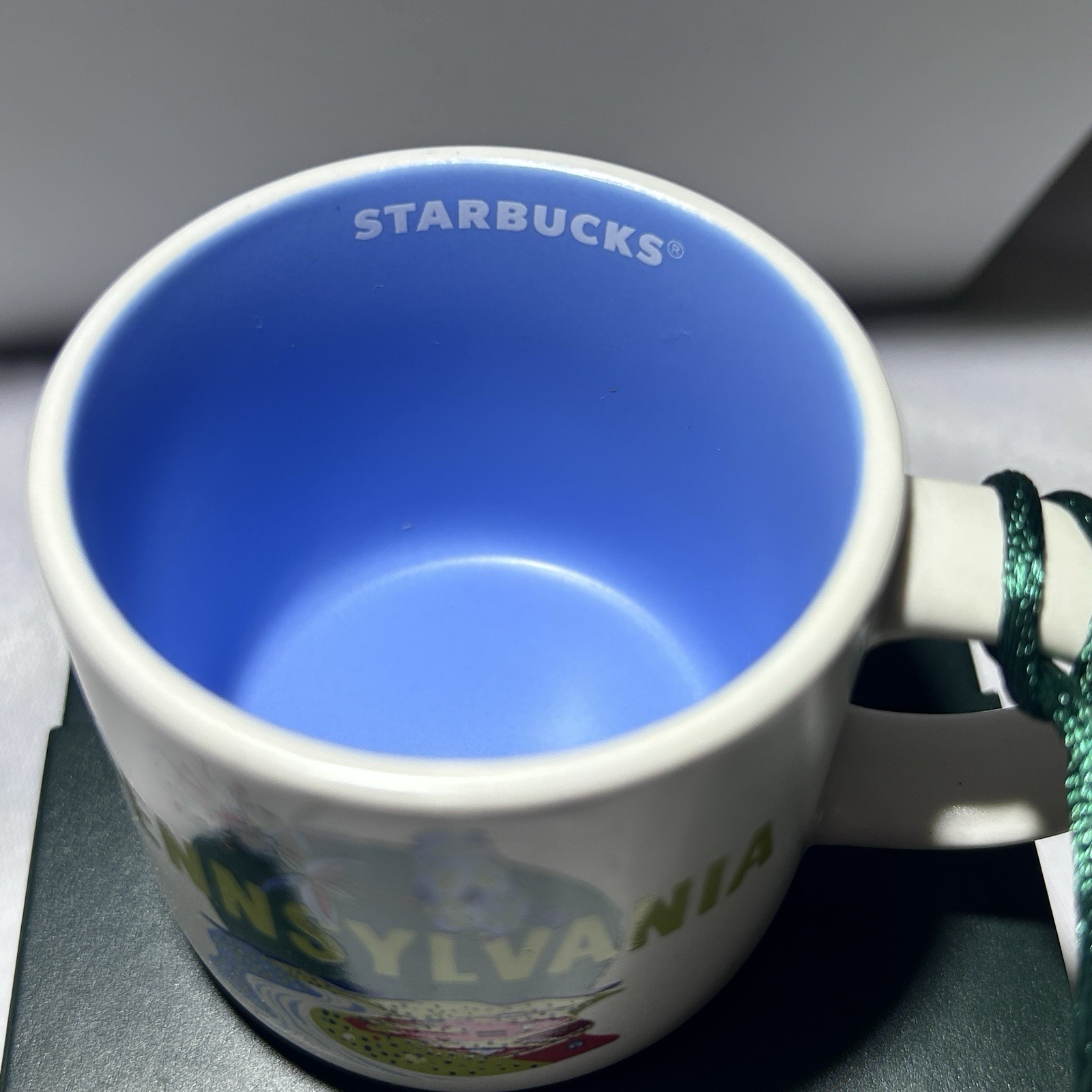 Starbucks PENNSYLVANIA Discovery Series ORNAMENT Expresso Mini Mug 2 oz. NEW!