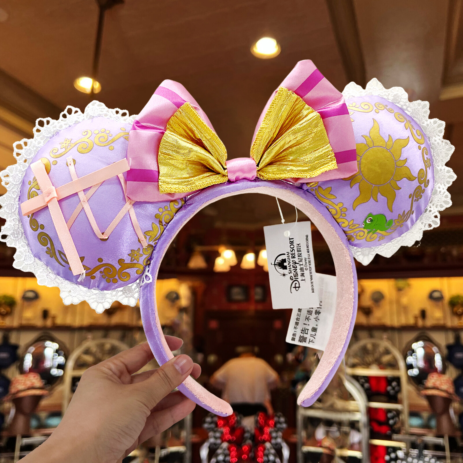 Disney.Parks Rapunzel Tangled Pascal Mickey Mouse Ears Minnie Headband 2025 US
