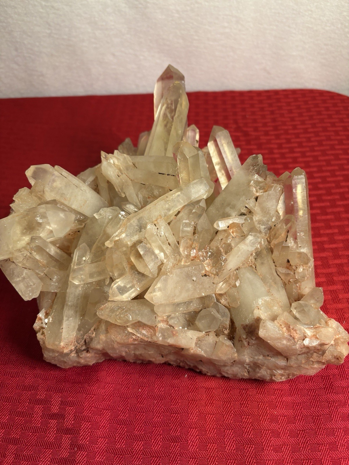 Museum 10 lbs Natural Citrine Quartz Crystal Cluster Specimen Mineral Display