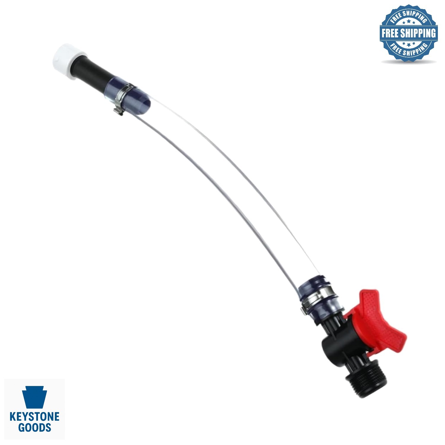 5-Gallon Racing Gas Can with Trigger Hose & Ball Valve