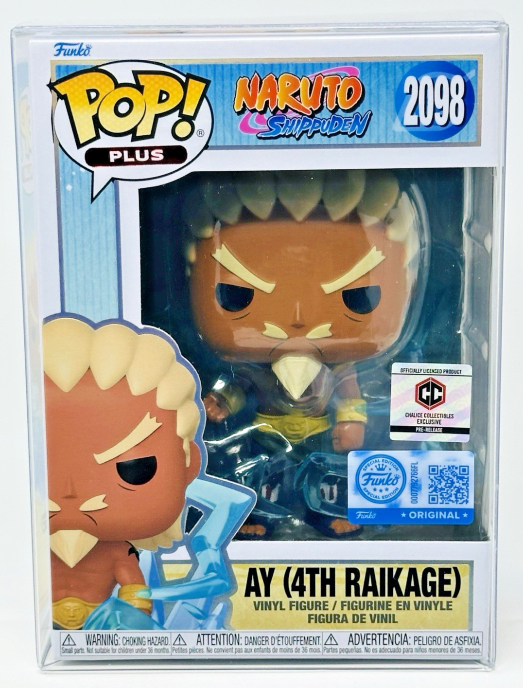 Funko Pop! Plus Naruto: Ay (4th Raikage) #2098 Common Pre-Release w/Protector