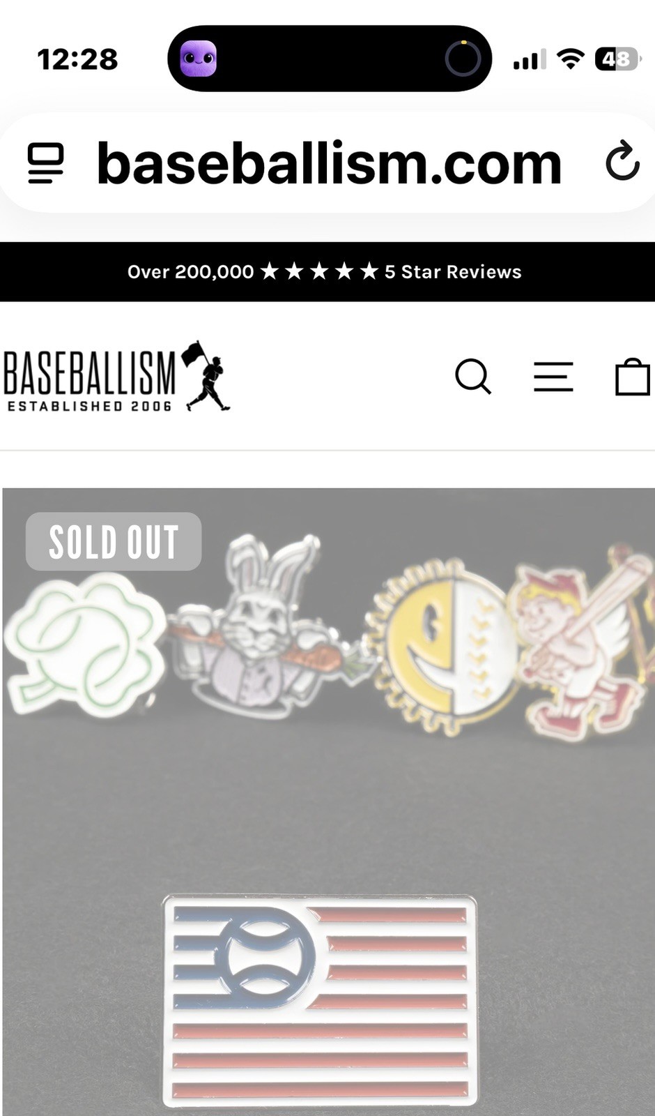 Baseballism Pin of the Month June 2026 #42 Baseball Nation *PRESALE* SHIPS SOON