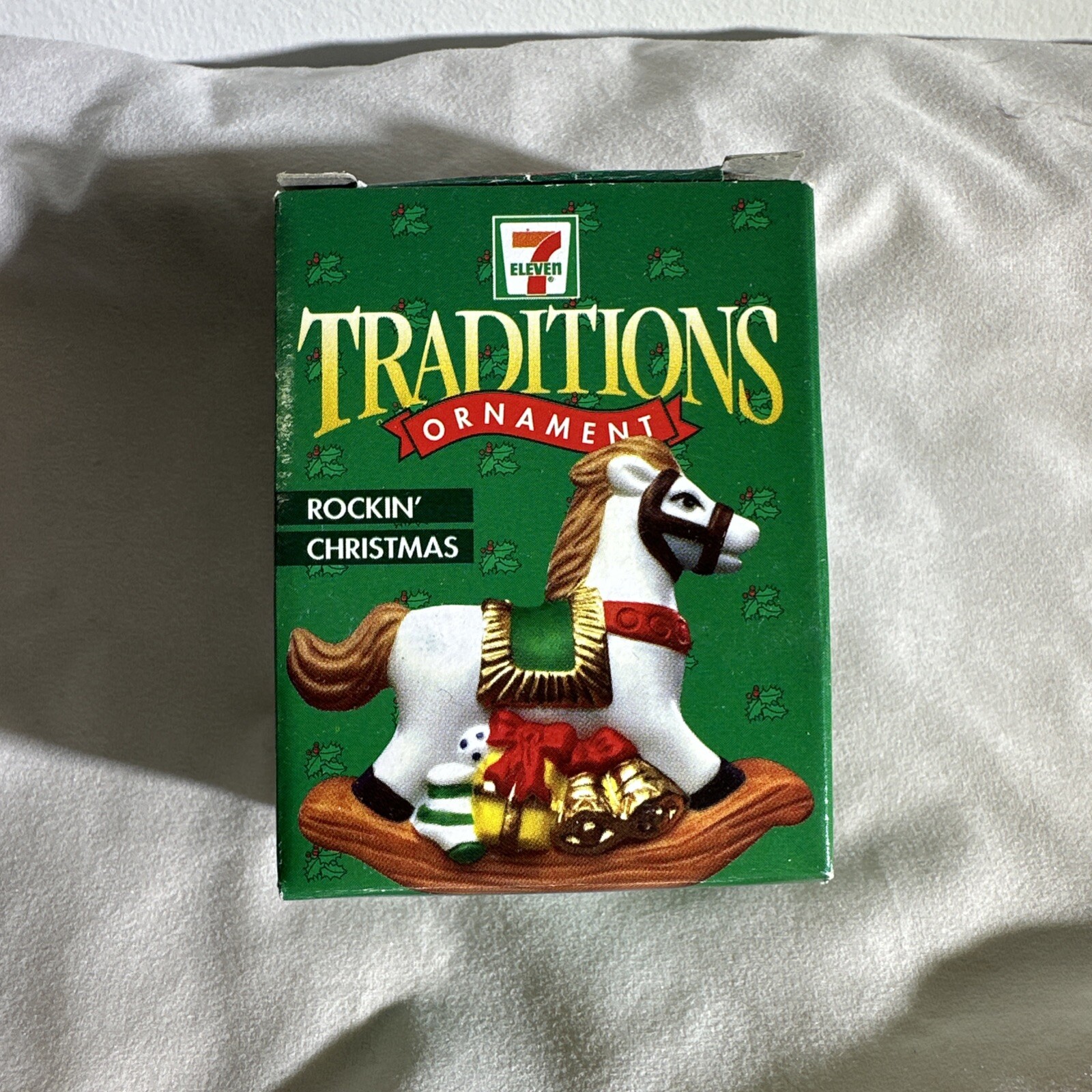 7-Eleven Traditions Rocking Horse Ornament Rockin’ Christmas 1997 In Box