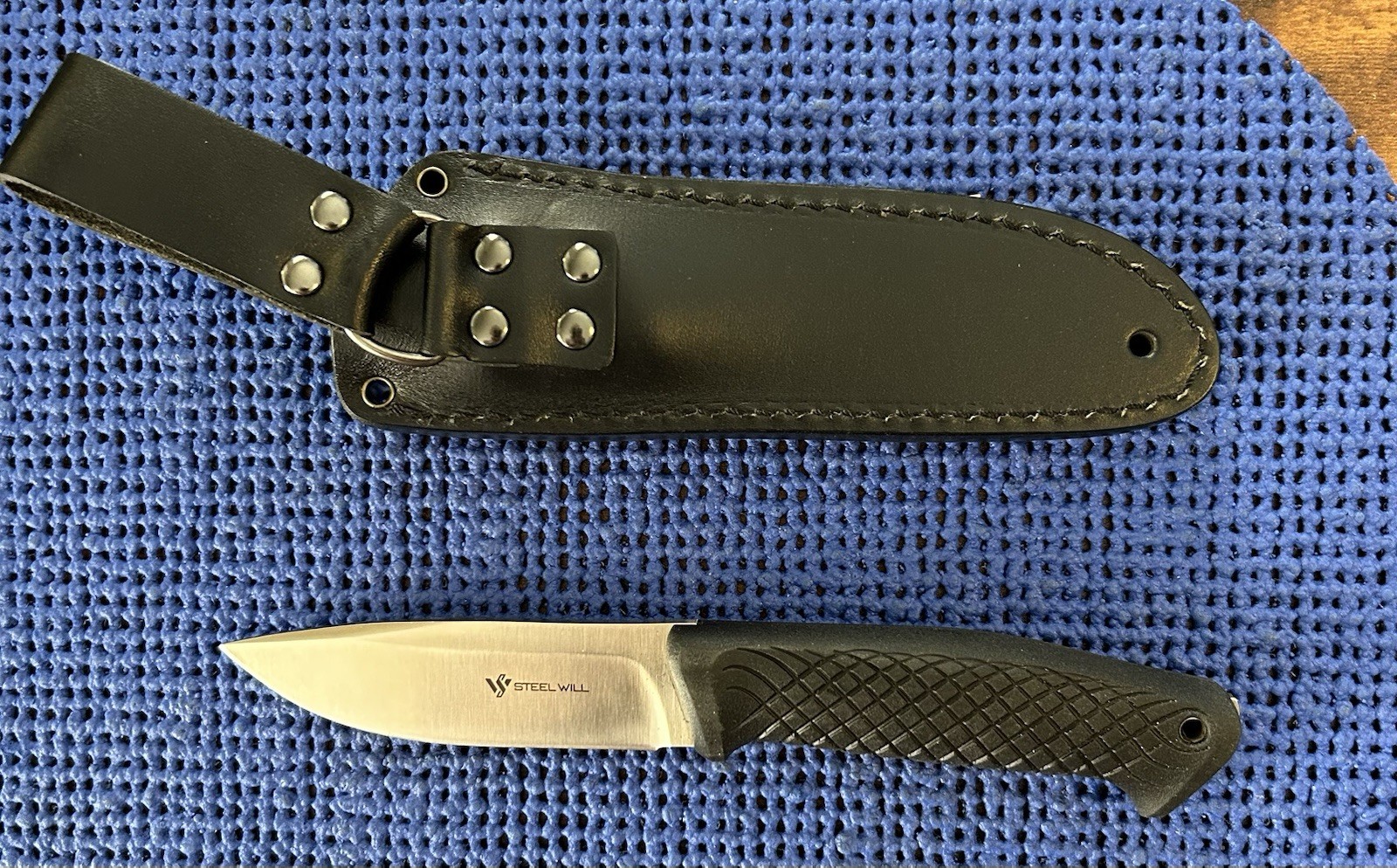 Steel Will Druid 205 Fixed Blade Knife, Semi-Full Tang Drop Pt., Dangler Sheath!