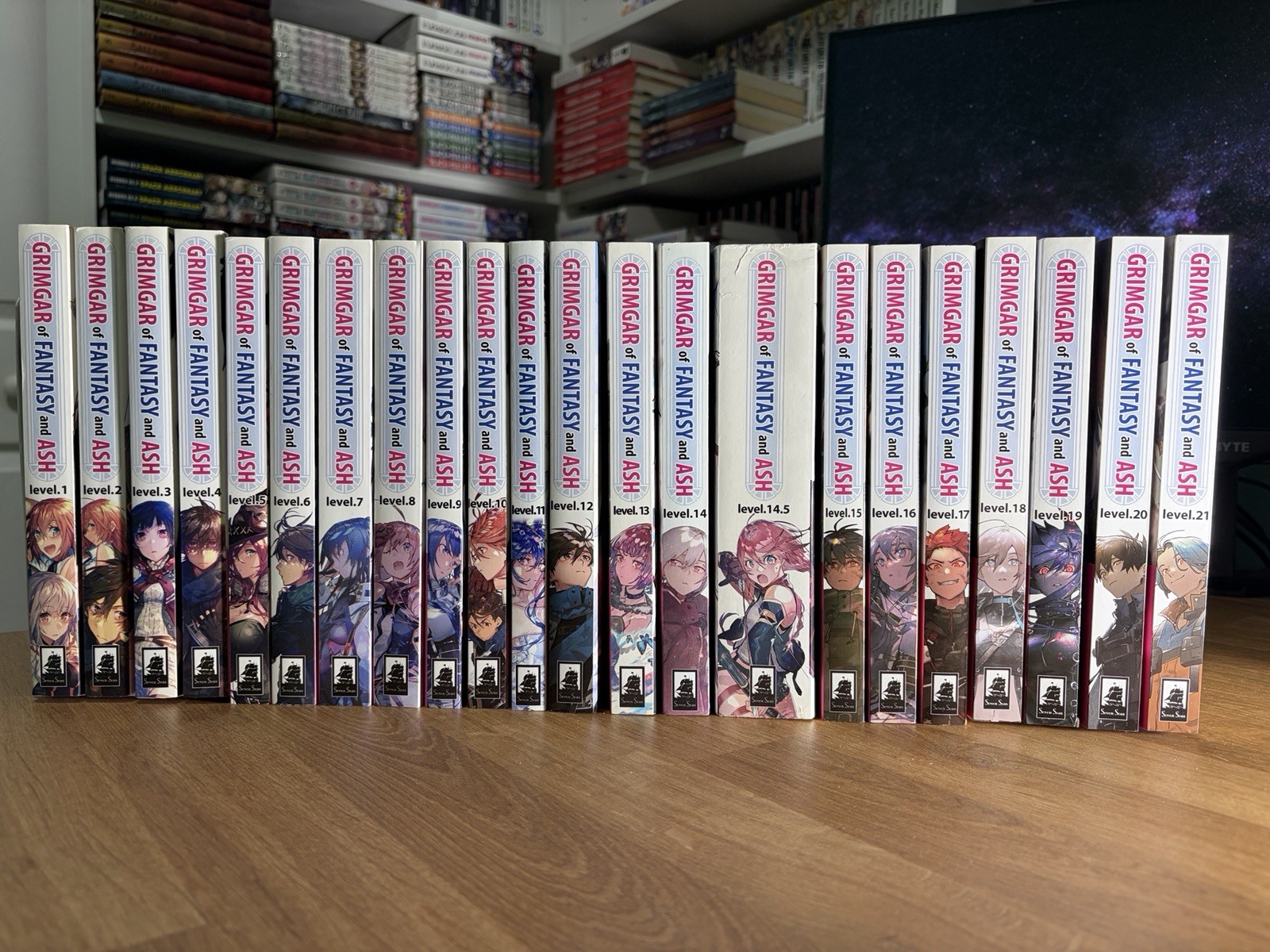 Grimgar of Fantasy and Ash Light Novel English Volumes 1-21 Complete Set Series