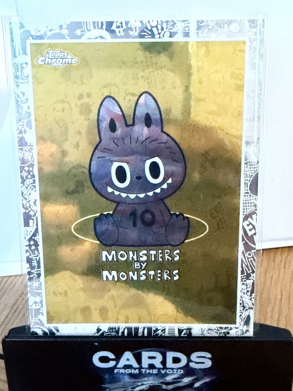 2025 Topps Chrome Labubu #4 “MONSTERS BY MONSTERS” by Kasing Lung