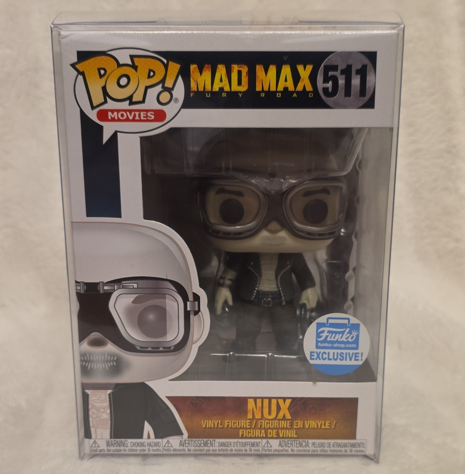 Vaulted Funko Pop! Movies Mad Max: Fury Road Nux #511 Funko Shop Exclusive Vinyl