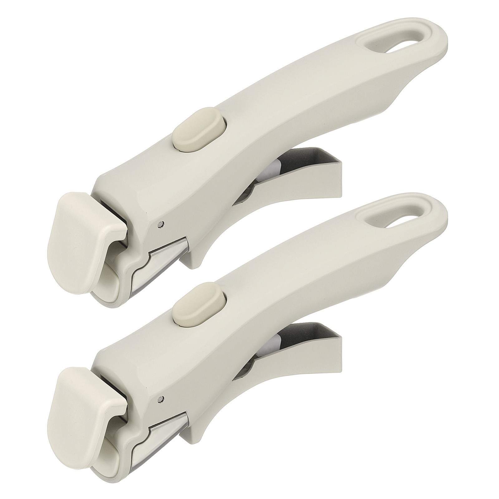 2pcs Removable Handle 7.5 Inch Detachable Handle for Pots Pans Light Grey
