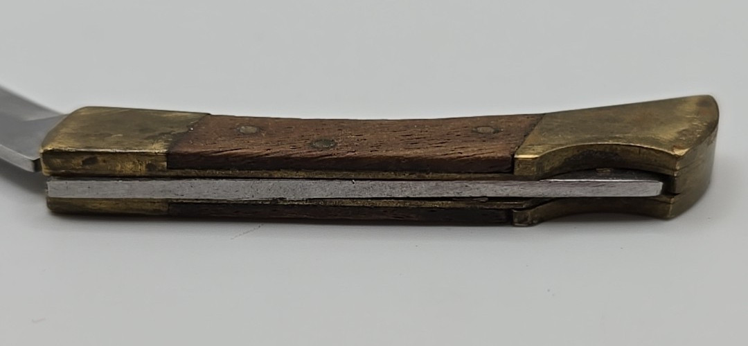Vintage Stainless Steel Pakistan Single Blade Pocket Knife # 13053