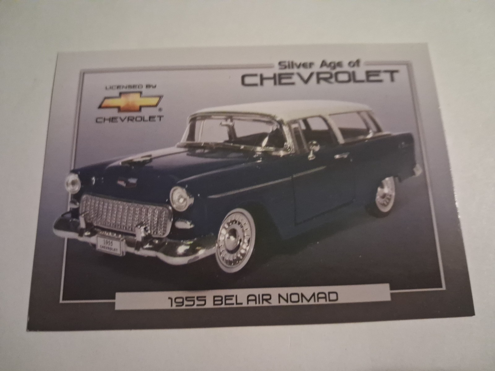 Silver Age Chevrolet The National Motor Museum Mint 1955 Belair Nomad Card only