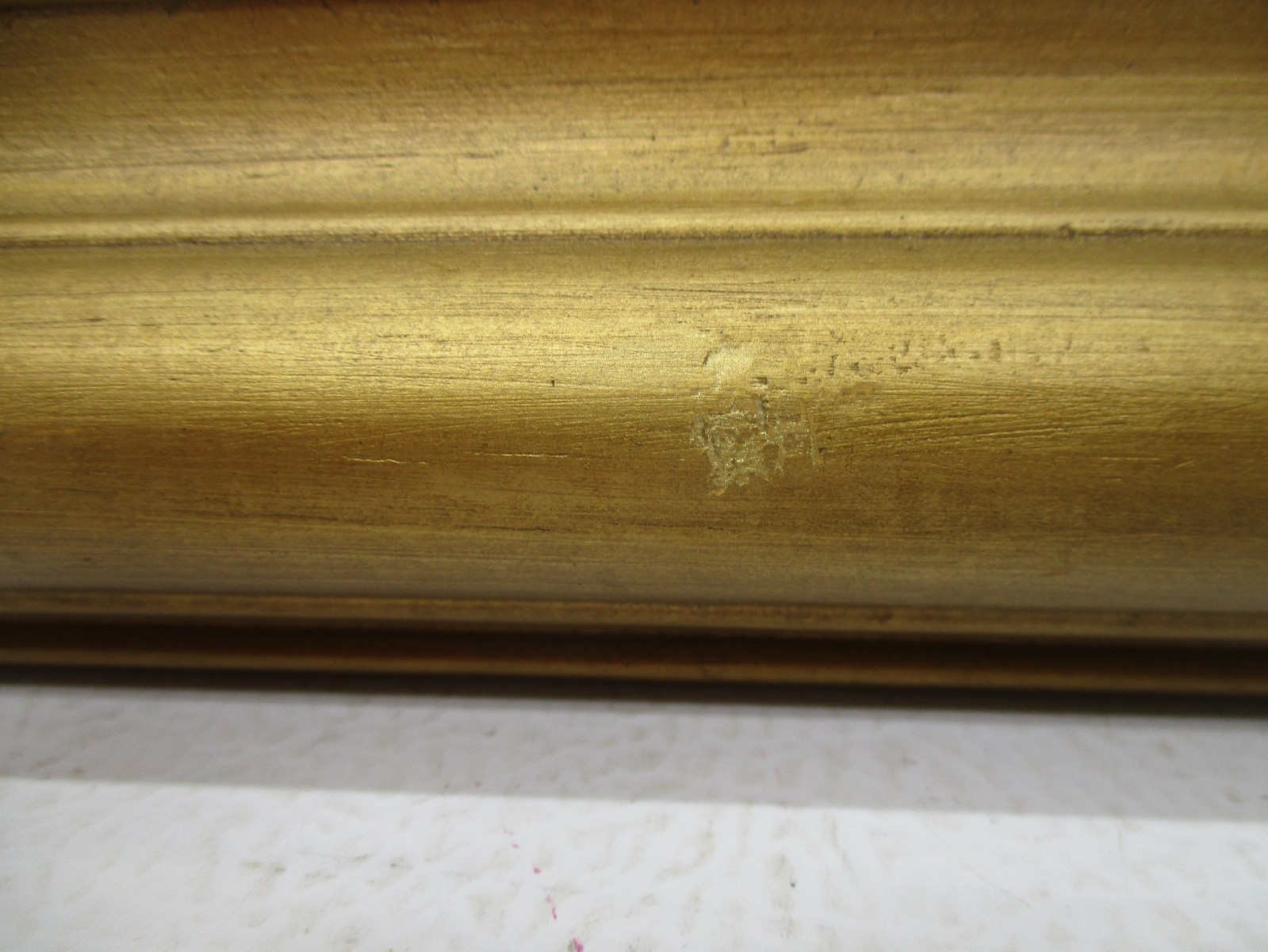 Vtg Wide Solid Wood Picture/Art Frame Fits 8″ X 10″ Measures 15 1/4″ X 17 1/4″