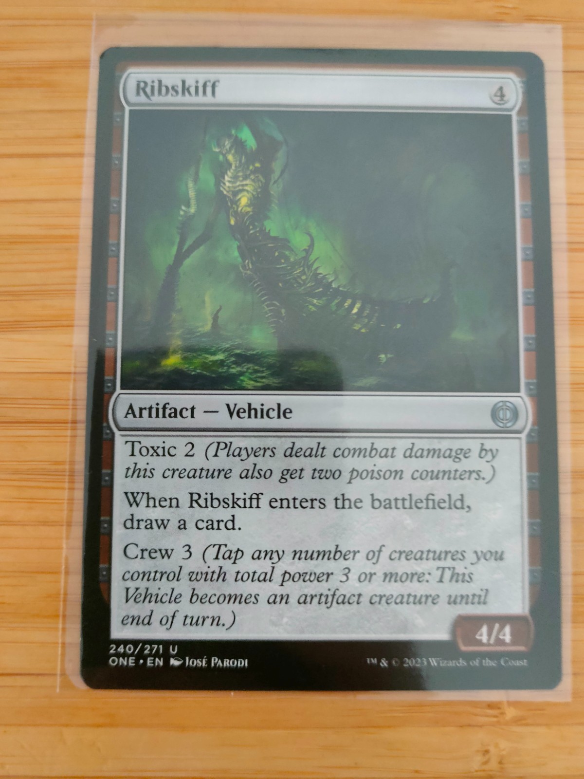 MTG Ribskiff 240 Phyrexia: All Will be One M/NM Free UK P&P