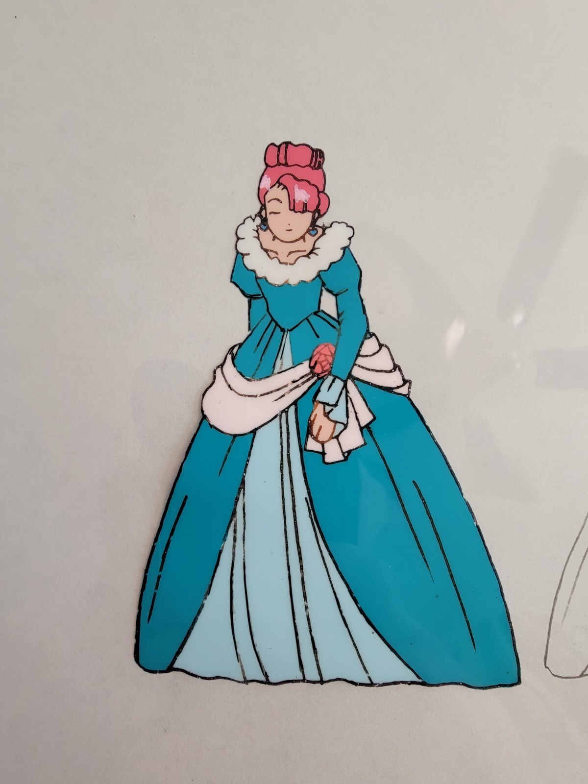 Magical Princess Minky Momo As Cinderella Anime Production Cel & Key Lot of 4