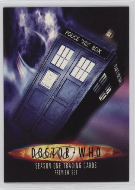 2004 Inkworks Doctor Who Season 1 Preview Set Tardis #DW4 1d7a
