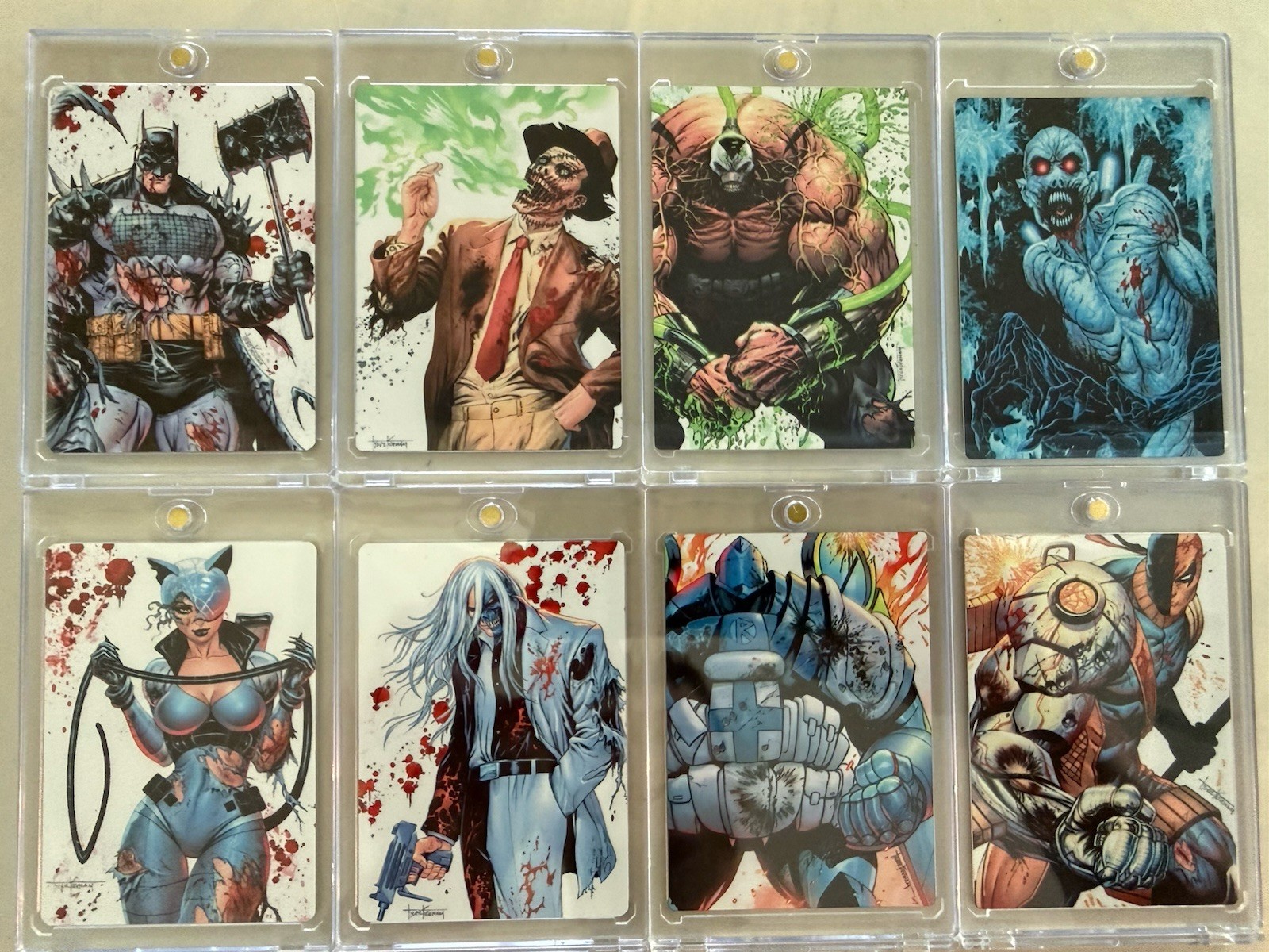 Custom Absolute Batman Metal Trading Card With Acrylic Magnet Case