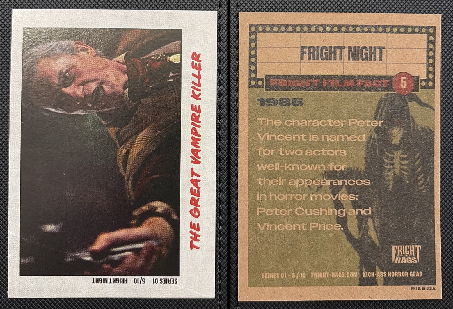 Fright Rags Film Facts Series 1 Fright Night #5 The Great Vampire Killer