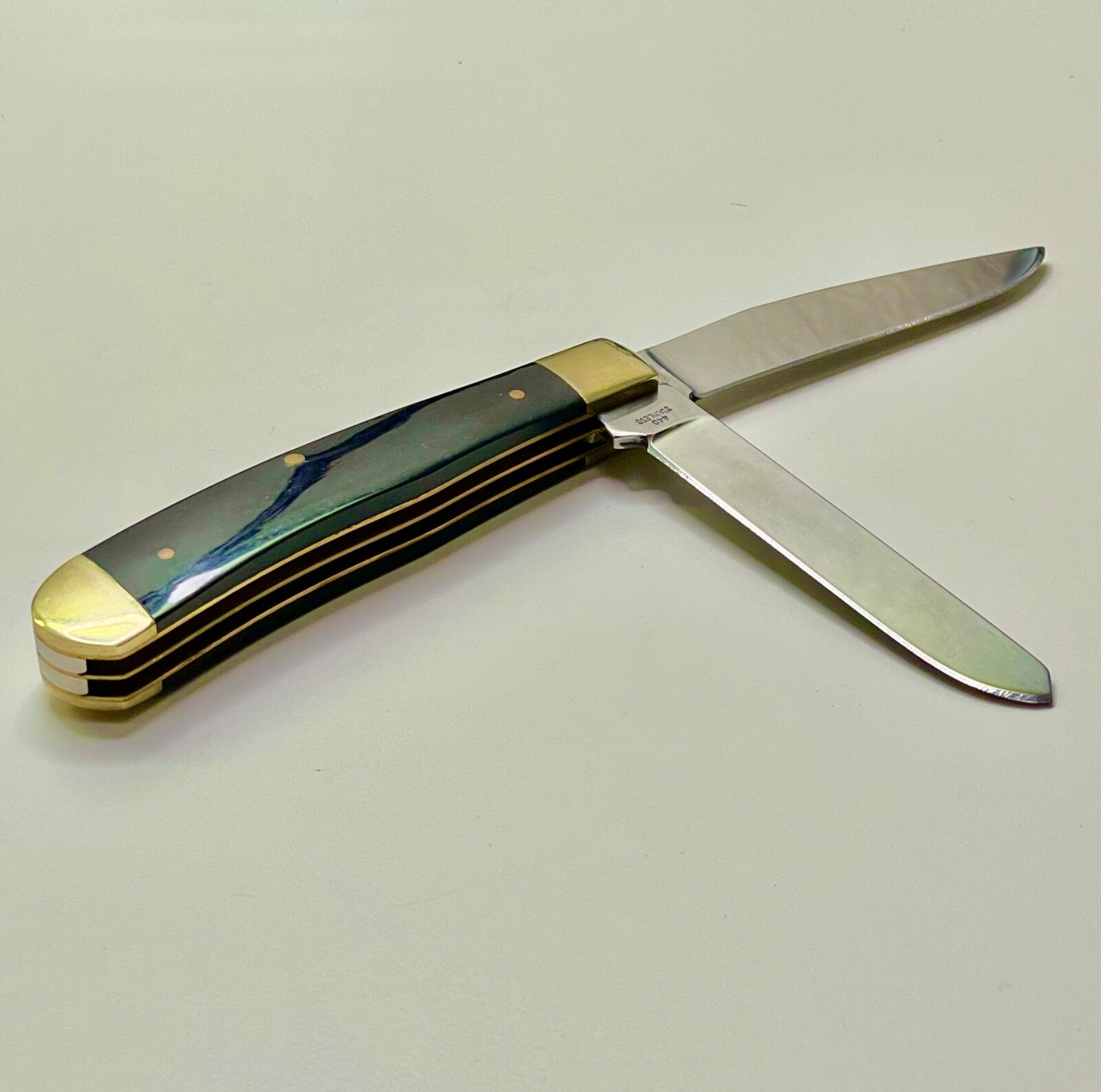 TROUBLESOME CREEK Large 4.25″ TRAPPER — “Friends of Coal” — ((NEW in Box))
