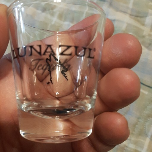 LUNAZUL TEQUILA Clear shot glass Shotglass