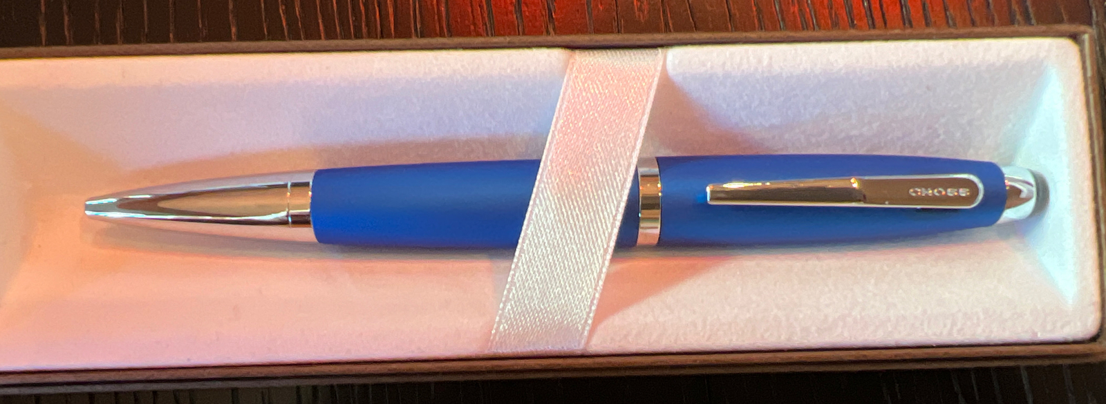 CROSS Warren Metallic Blue Ballpoint PEN New in box