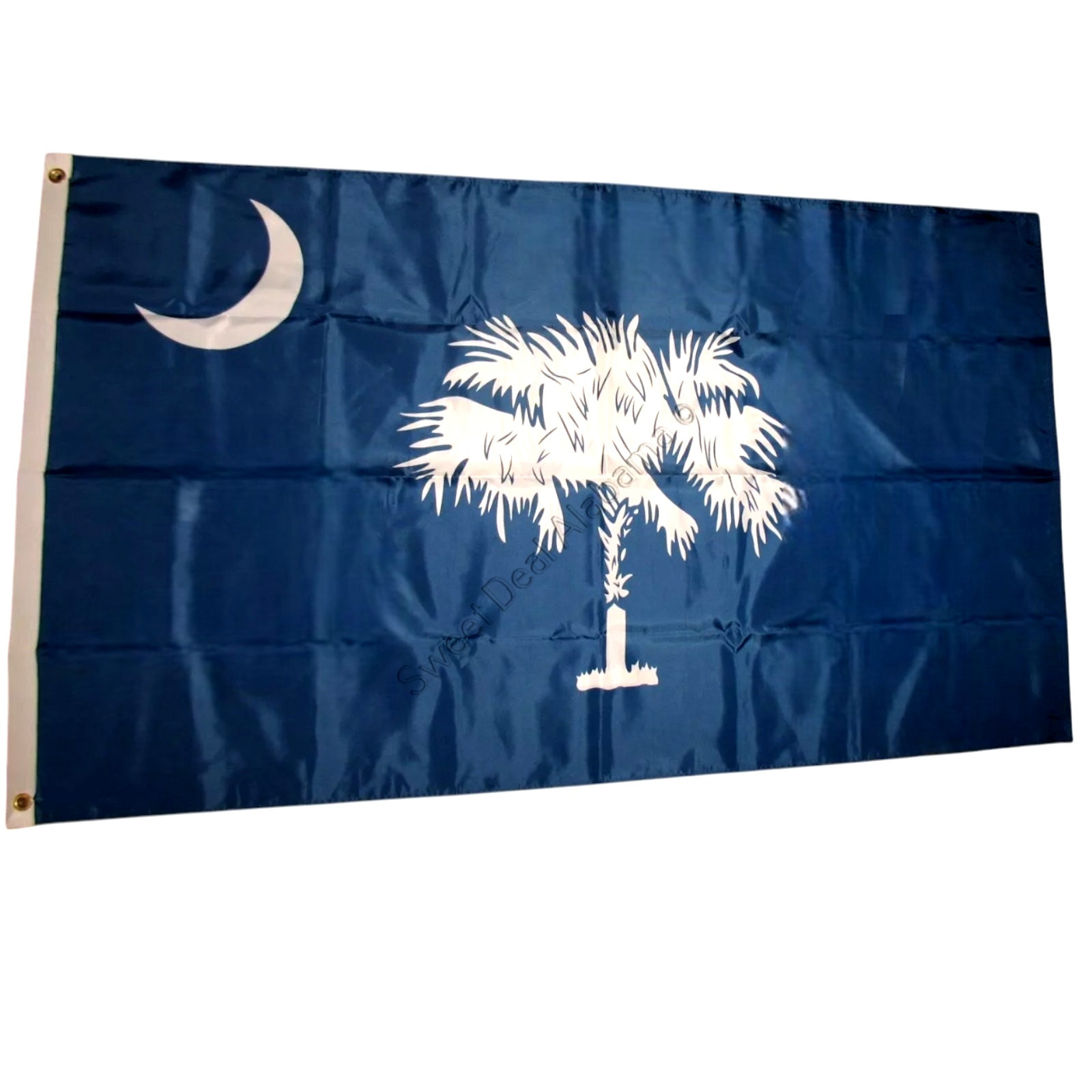 State Flag, South Carolina 3 Ft. x 5 Ft. 68D Poly Flag, Metal Grommets