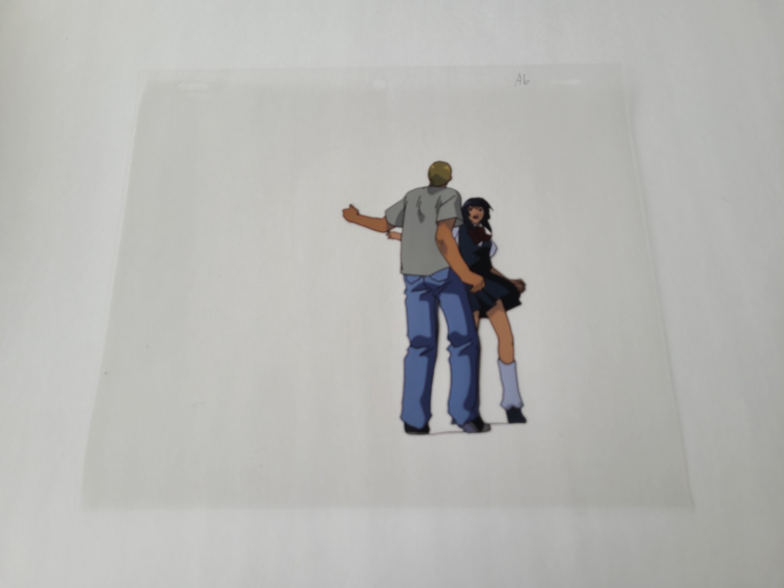 GTO Great Teacher Onizuka Original Anime Cel w/ Douga Eikichi ONIZUKA Rare Art