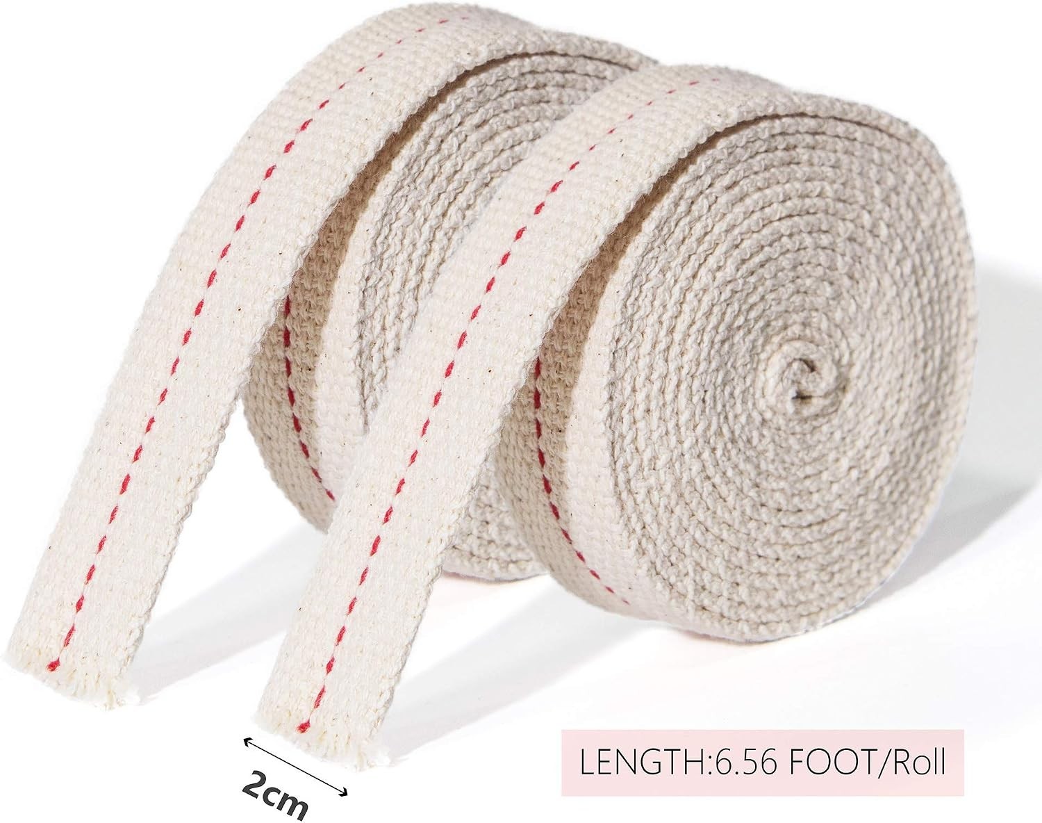 Flat Cotton Wick 2 Rolls – 13 Feet, Ideal for Kerosene & Paraffin Oil Lamps